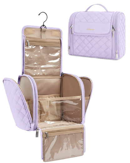 Hanging Travel Toiletry Bag with Water-Resistant Design