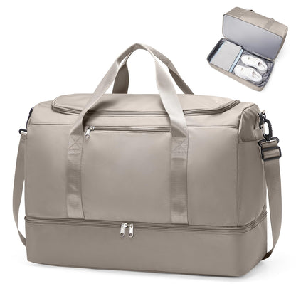 Large Weekender Bag with Shoe Compartment