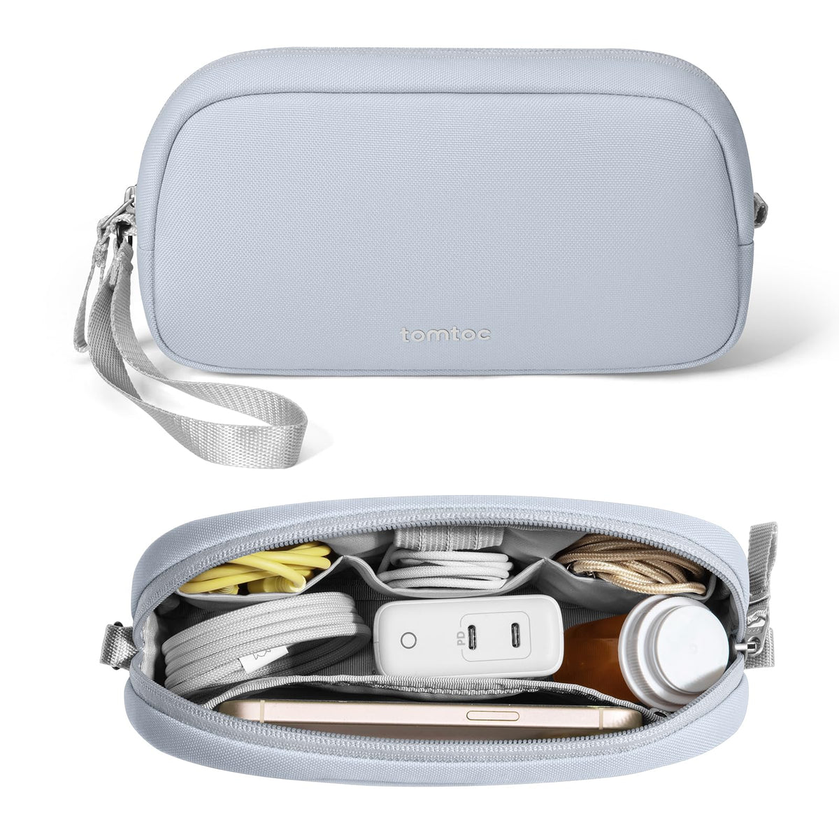 Water-Resistant Tech Organizer for Travel Essentials