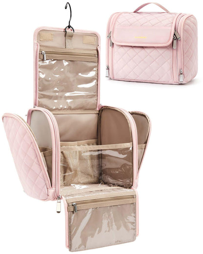 Hanging Travel Toiletry Bag with Water-Resistant Design
