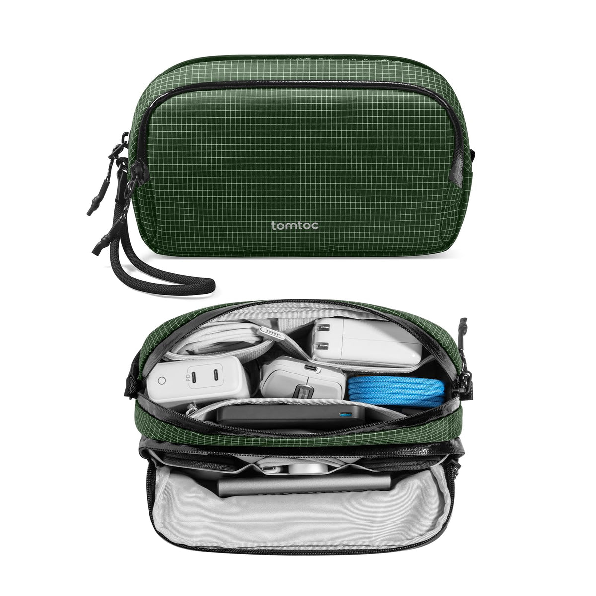 Water-Resistant Tech Organizer for Travel Essentials
