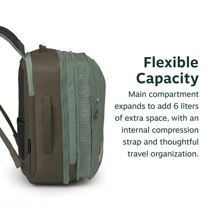 Expandable Travel Backpack with Laptop Sleeve