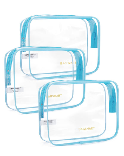 Clear TSA Toiletry Bag Set for Travel Essentials