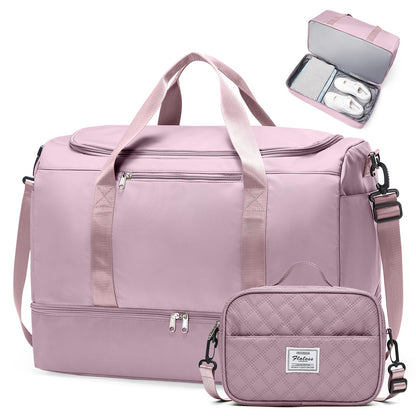 Large Weekender Bag with Shoe Compartment