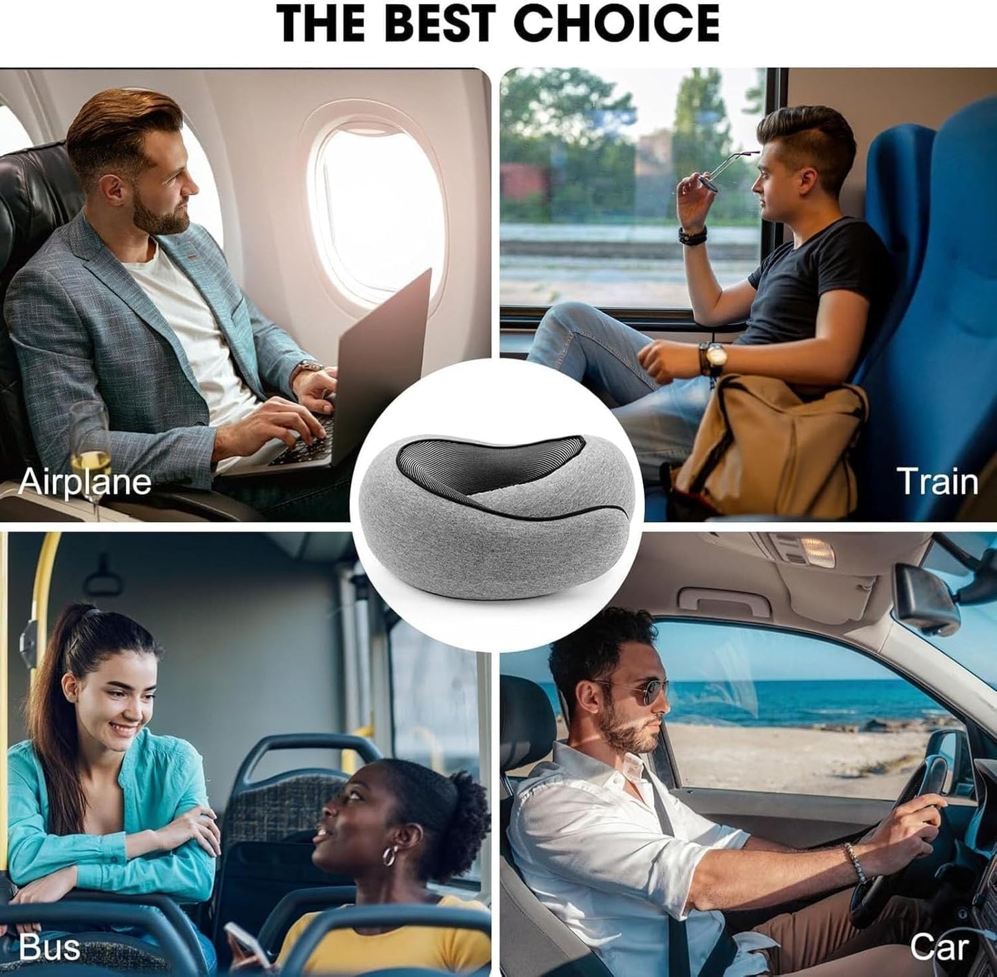 WEERSHUN Travel Pillows for Airplanes