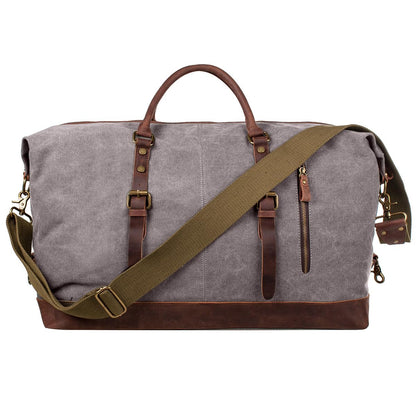 Men's Canvas Weekender Duffle Bag for Travel