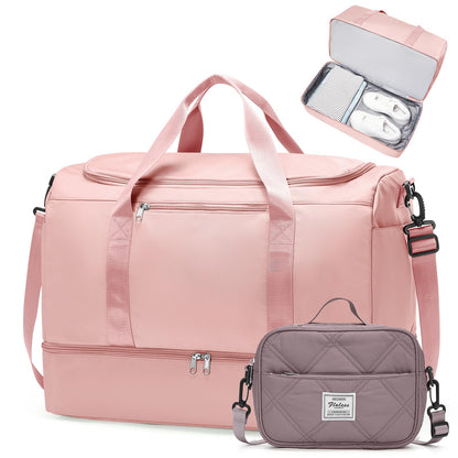 Large Weekender Bag with Shoe Compartment