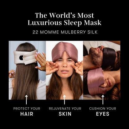Silk Sleep Mask with Padded Light-Blocking Design