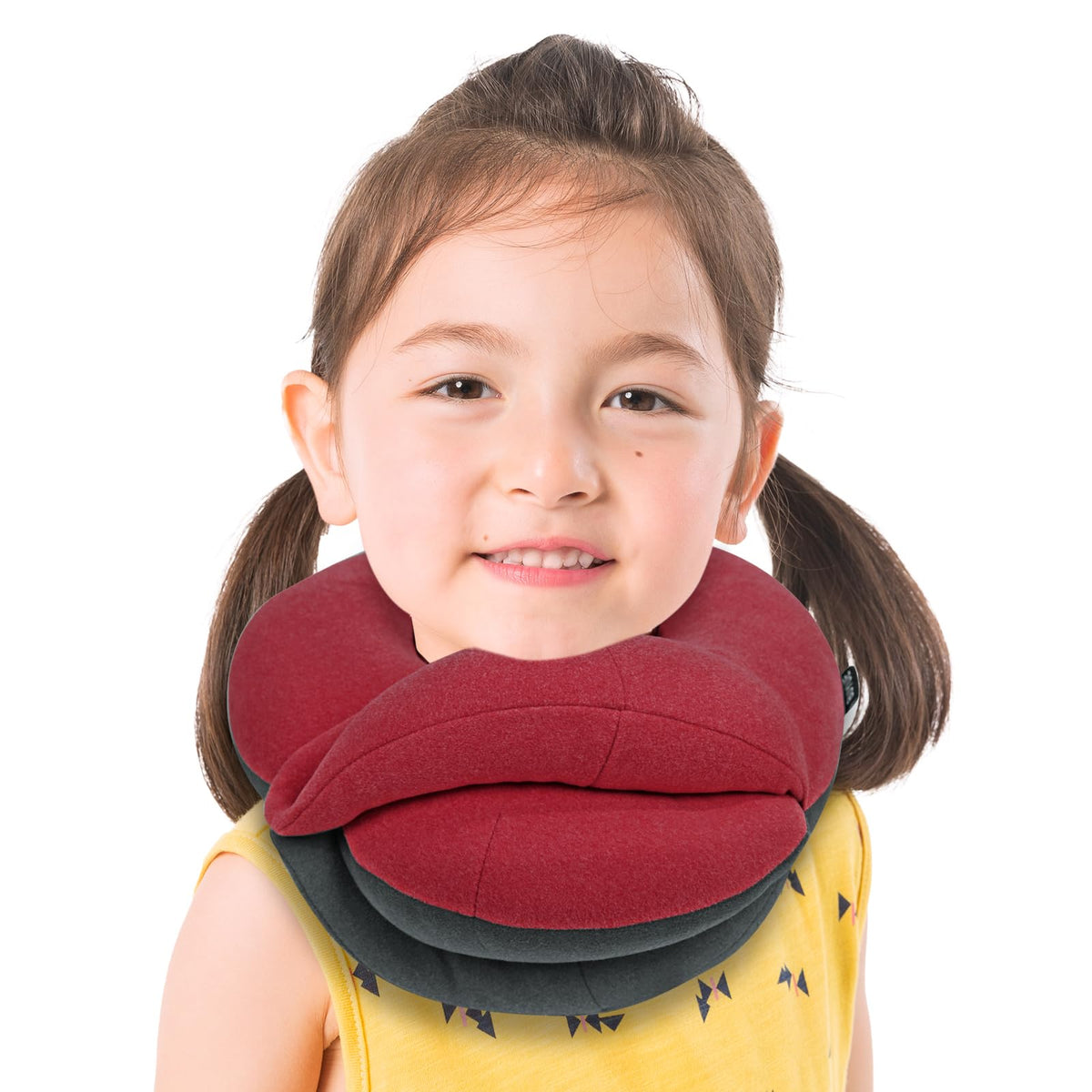 Kids Travel Neck Pillow with Chin Support