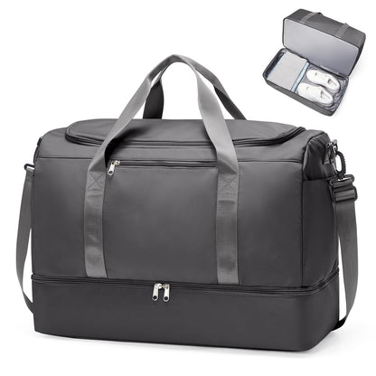 Large Weekender Bag with Shoe Compartment