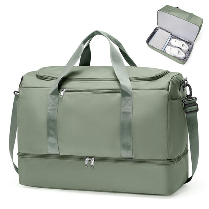 Large Weekender Bag with Shoe Compartment