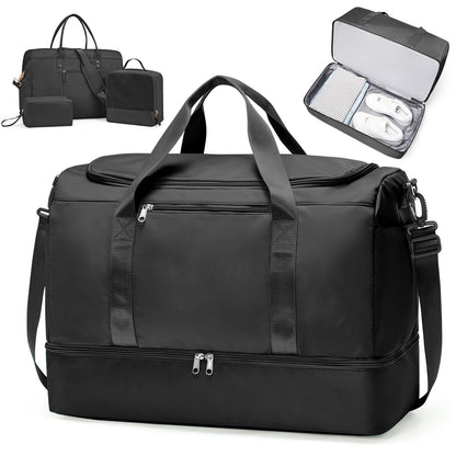 Large Weekender Bag with Shoe Compartment