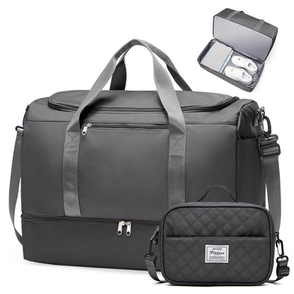 Large Weekender Bag with Shoe Compartment