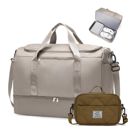 Large Weekender Bag with Shoe Compartment