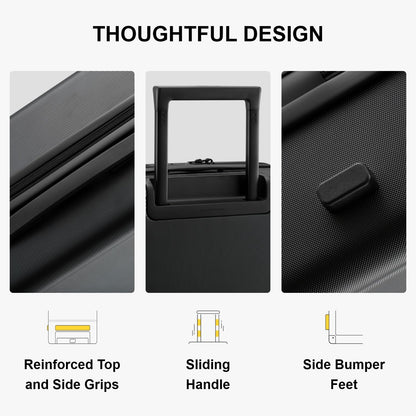 Hardside Spinner Luggage with Luminous Shell Design
