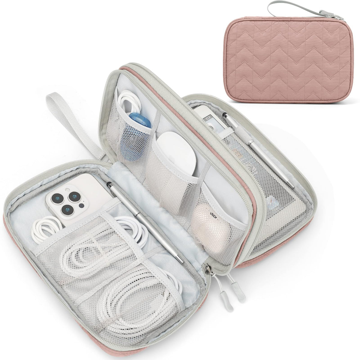 Travel Tech Organizer Pouch for Cables and Accessories