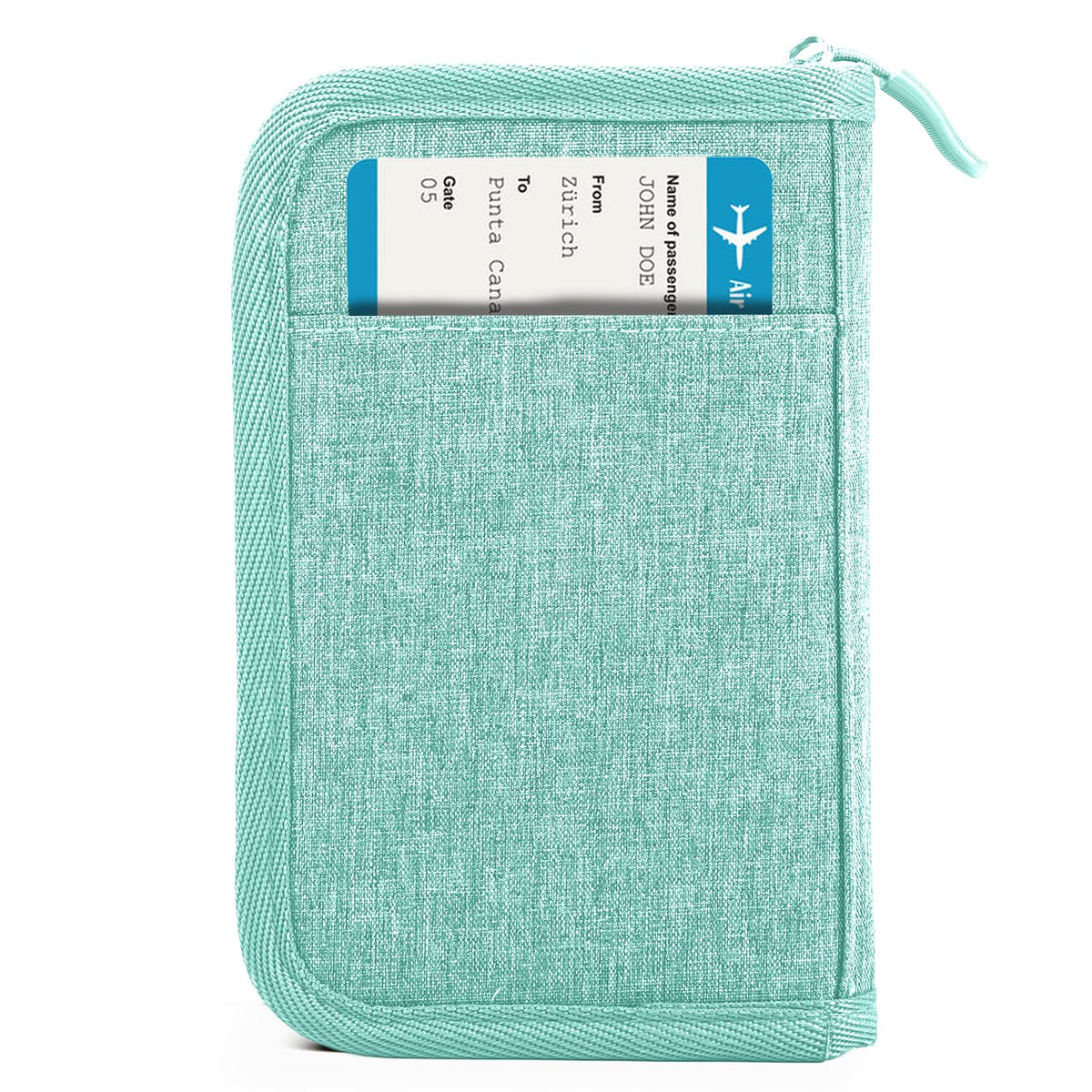 Family RFID Passport Wallet and Travel Organizer