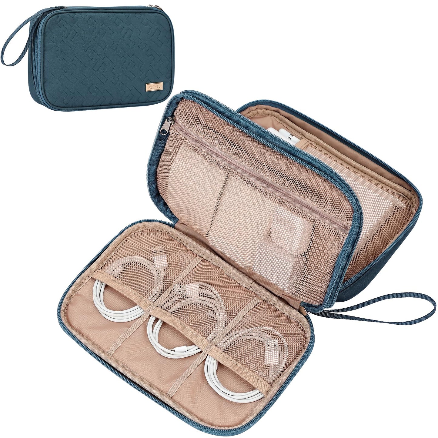 Travel Cord Organizer Case for Cables and Chargers