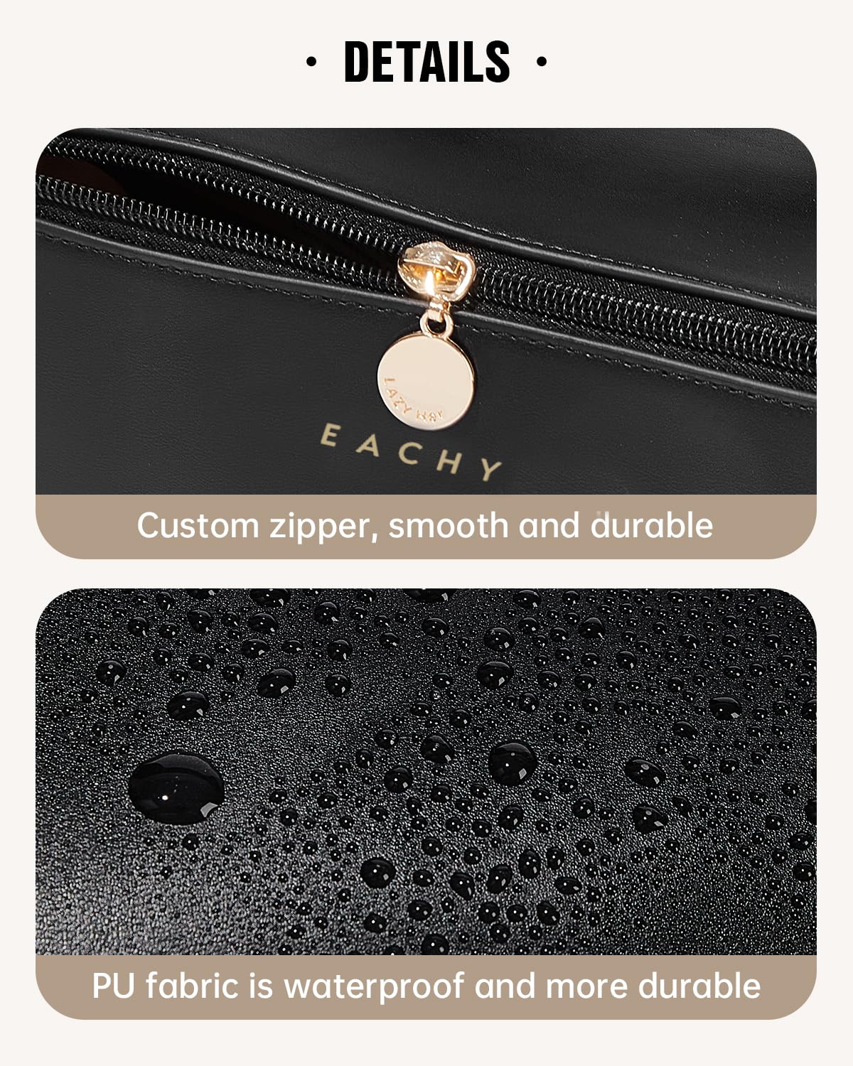 Men's Travel Toiletry Bag with Organizer Compartments