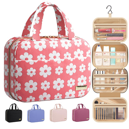 Hanging Travel Toiletry Bag with Spacious Organizer