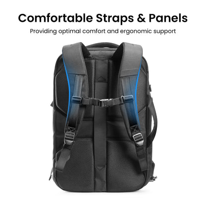 Carry-On Travel Backpack with TSA-Friendly Design