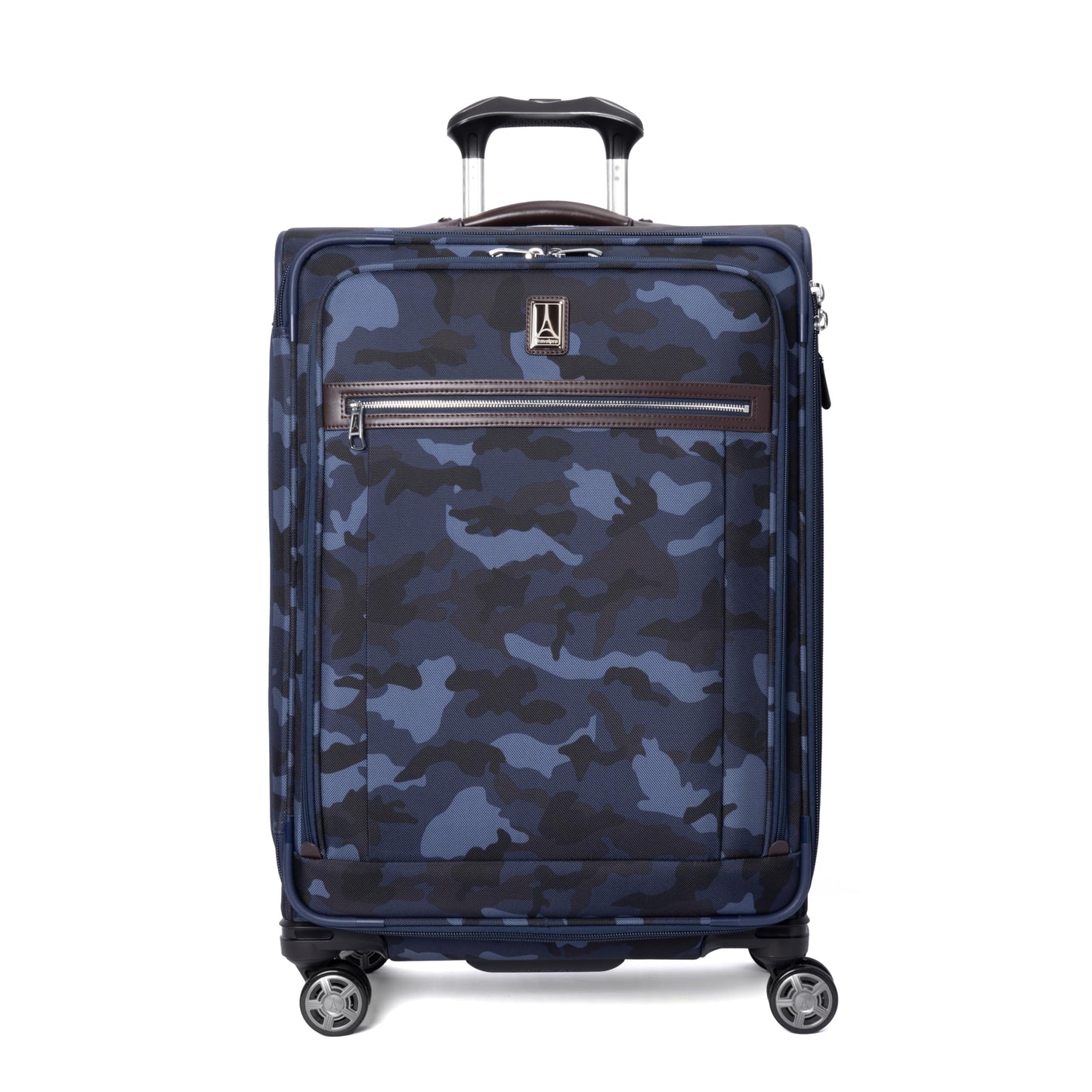 Softside Checked Luggage with 8-Wheel Spinner
