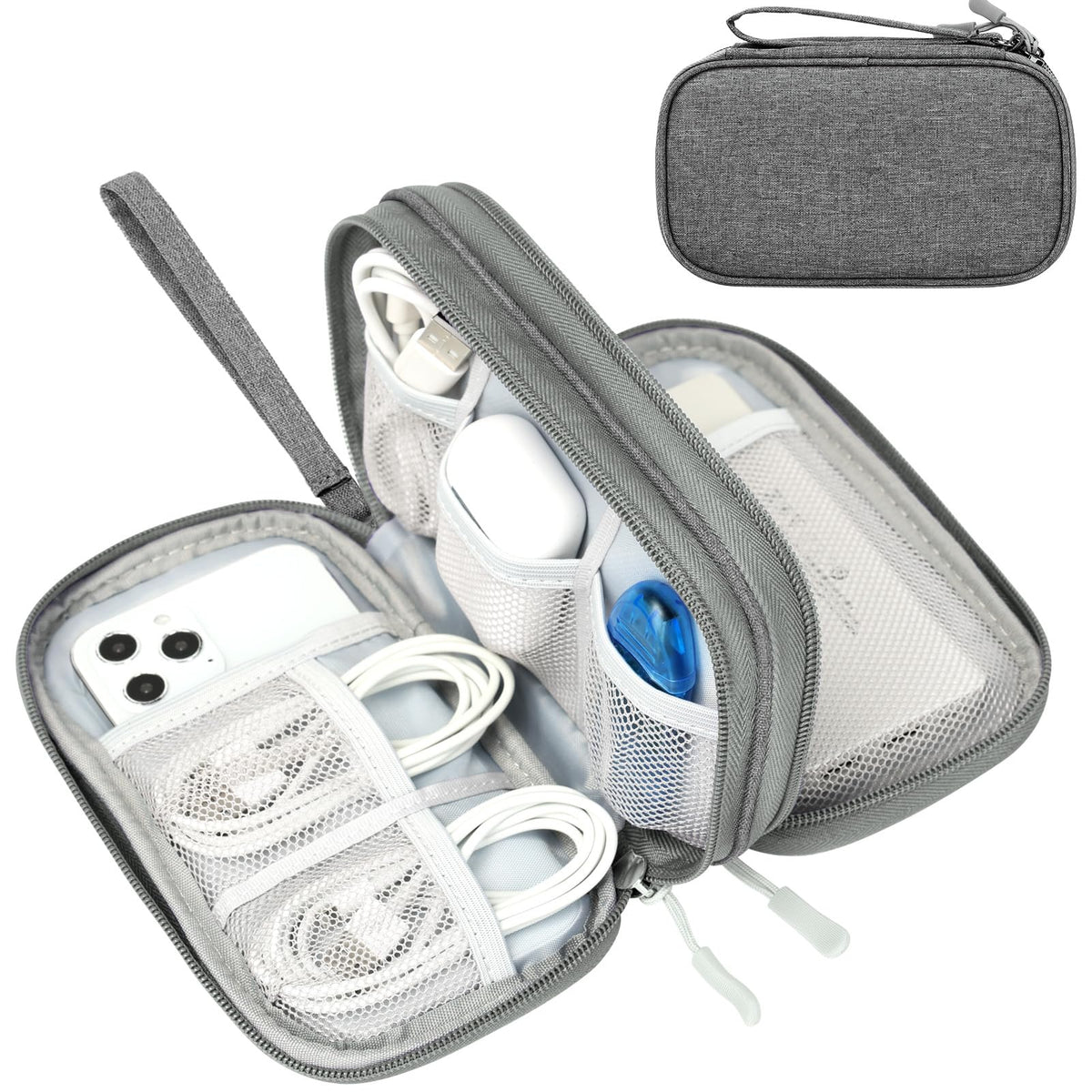 Travel Tech Organizer Pouch for Cables and Accessories