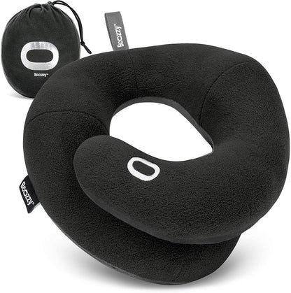 Travel Neck Pillow with Supportive Wrap Design