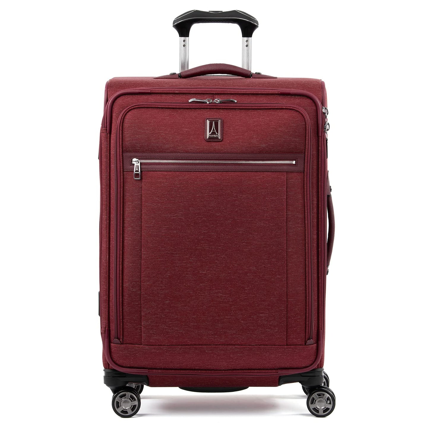 Softside Checked Luggage with 8-Wheel Spinner