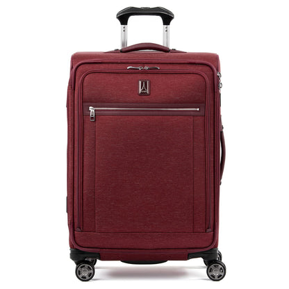 Softside Checked Luggage with 8-Wheel Spinner