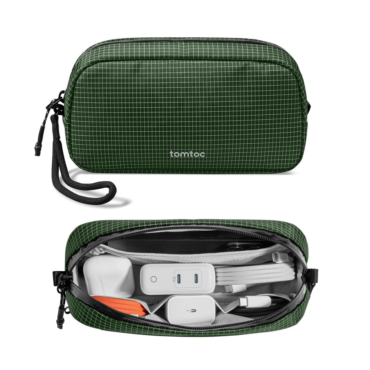 Water-Resistant Tech Organizer for Travel Essentials