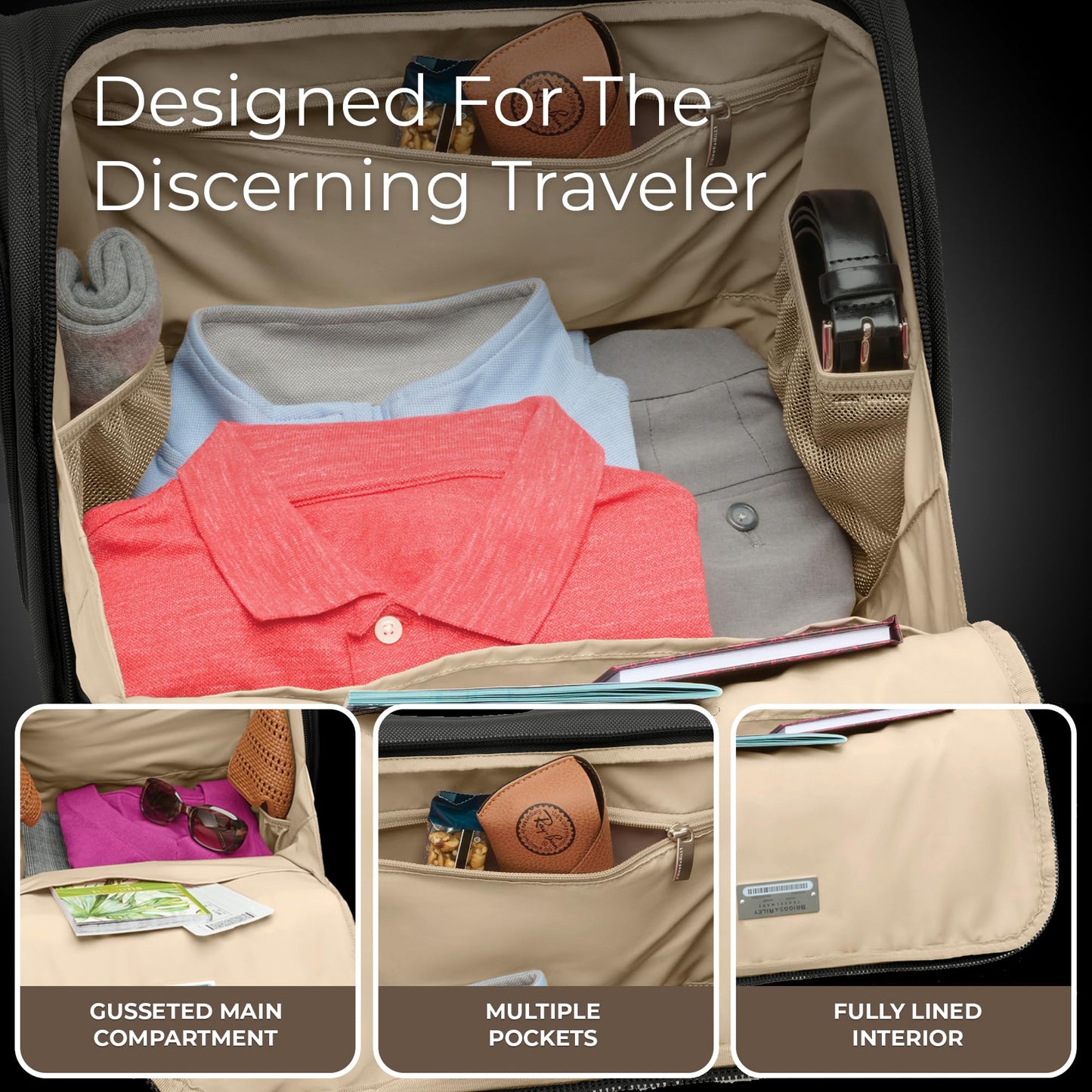 Premium Spinner Luggage with Smooth Rolling Wheels