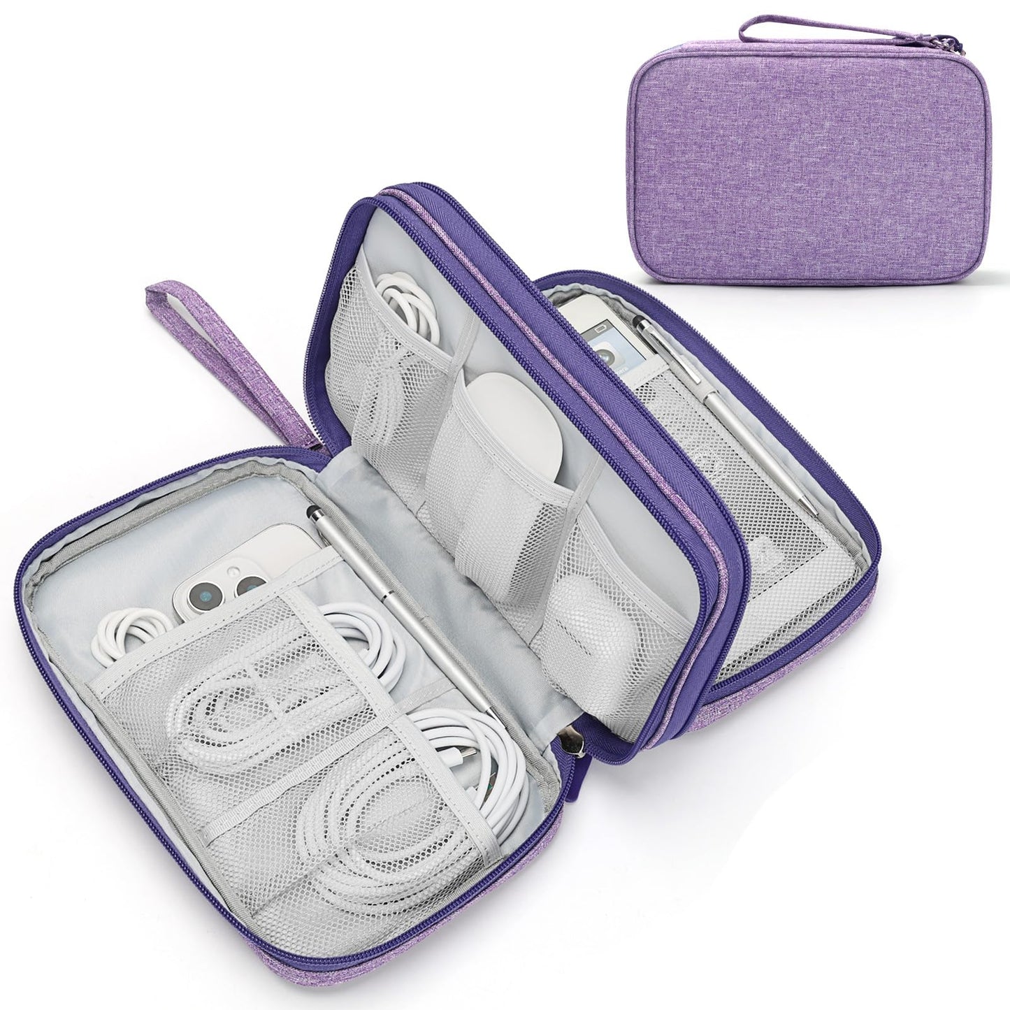 Travel Tech Organizer Pouch for Cables and Accessories