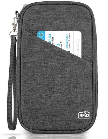 Family RFID Passport Wallet and Travel Organizer