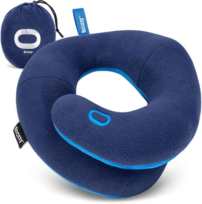 Travel Neck Pillow with Supportive Wrap Design