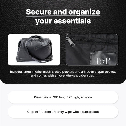 65L Weekender Duffle Bag with Carry-On Design