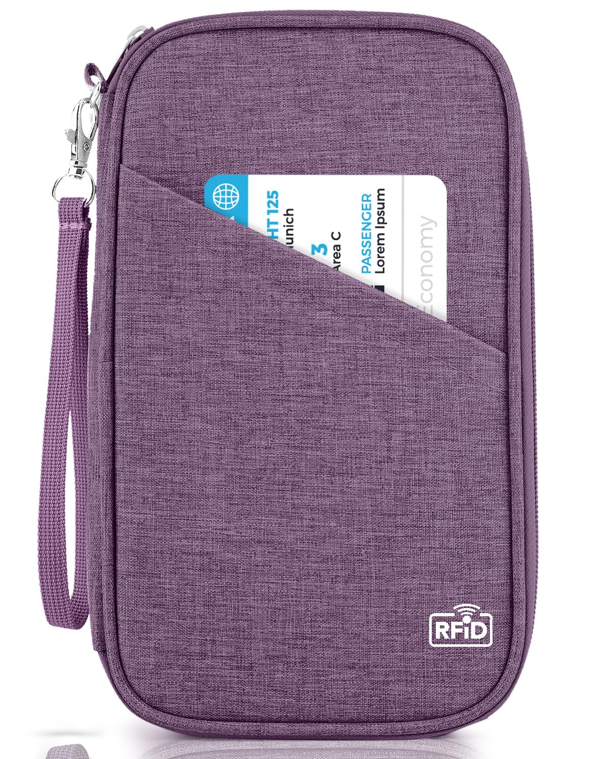 Family RFID Passport Wallet and Travel Organizer