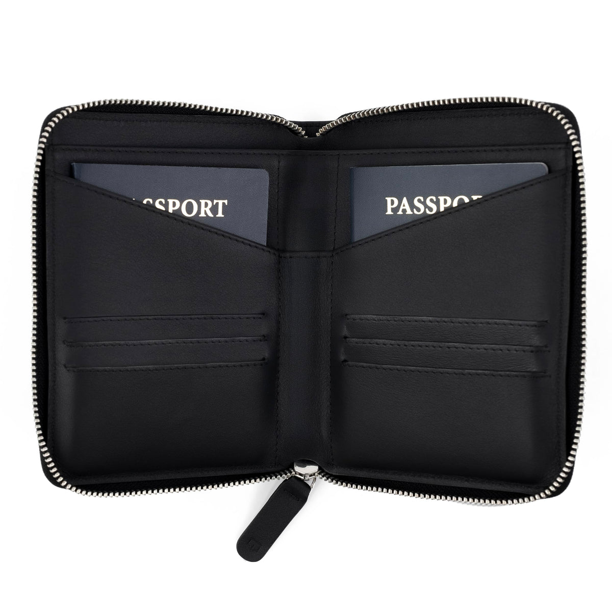 Double Passport Wallet with Travel Document Storage