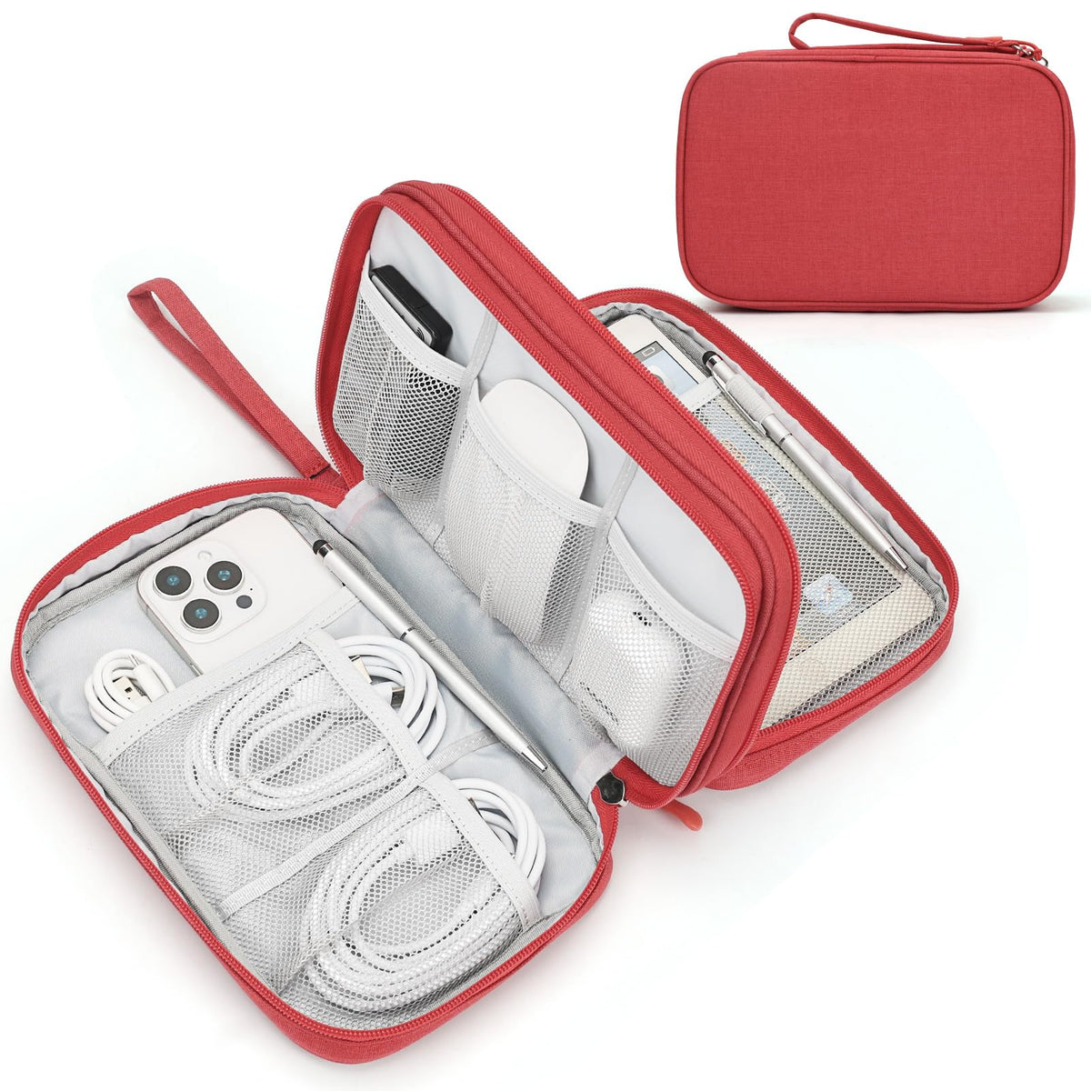 Travel Tech Organizer Pouch for Cables and Accessories