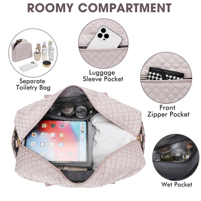 Women's Weekender Bag with Wet Pocket