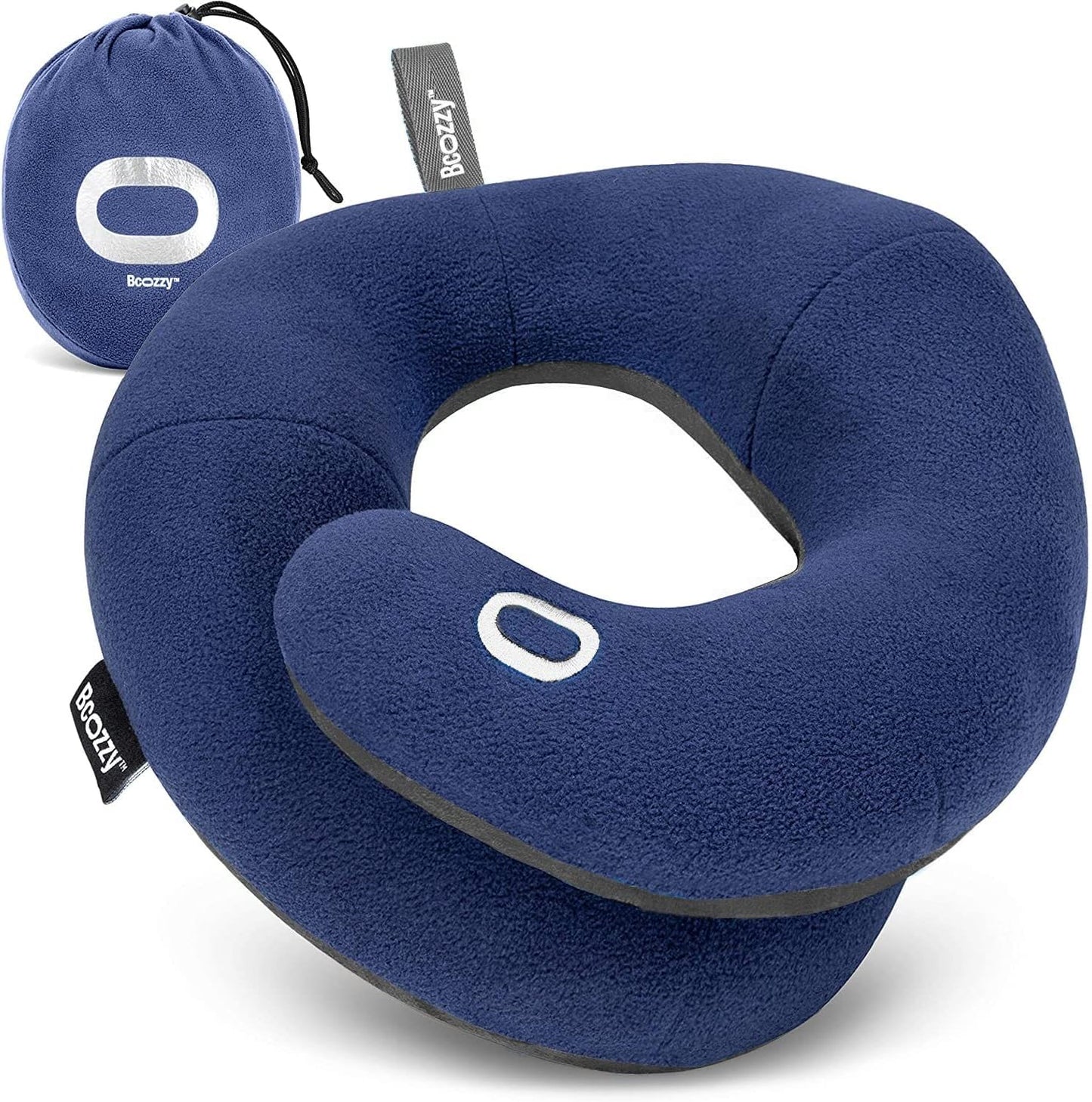 Travel Neck Pillow with Supportive Wrap Design