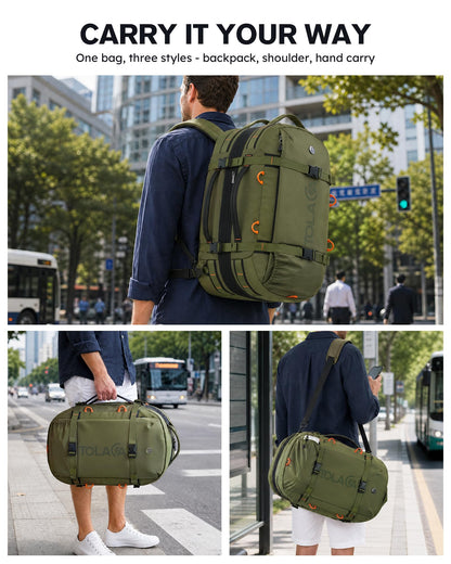 40–50L Travel Backpack with Laptop Compartment