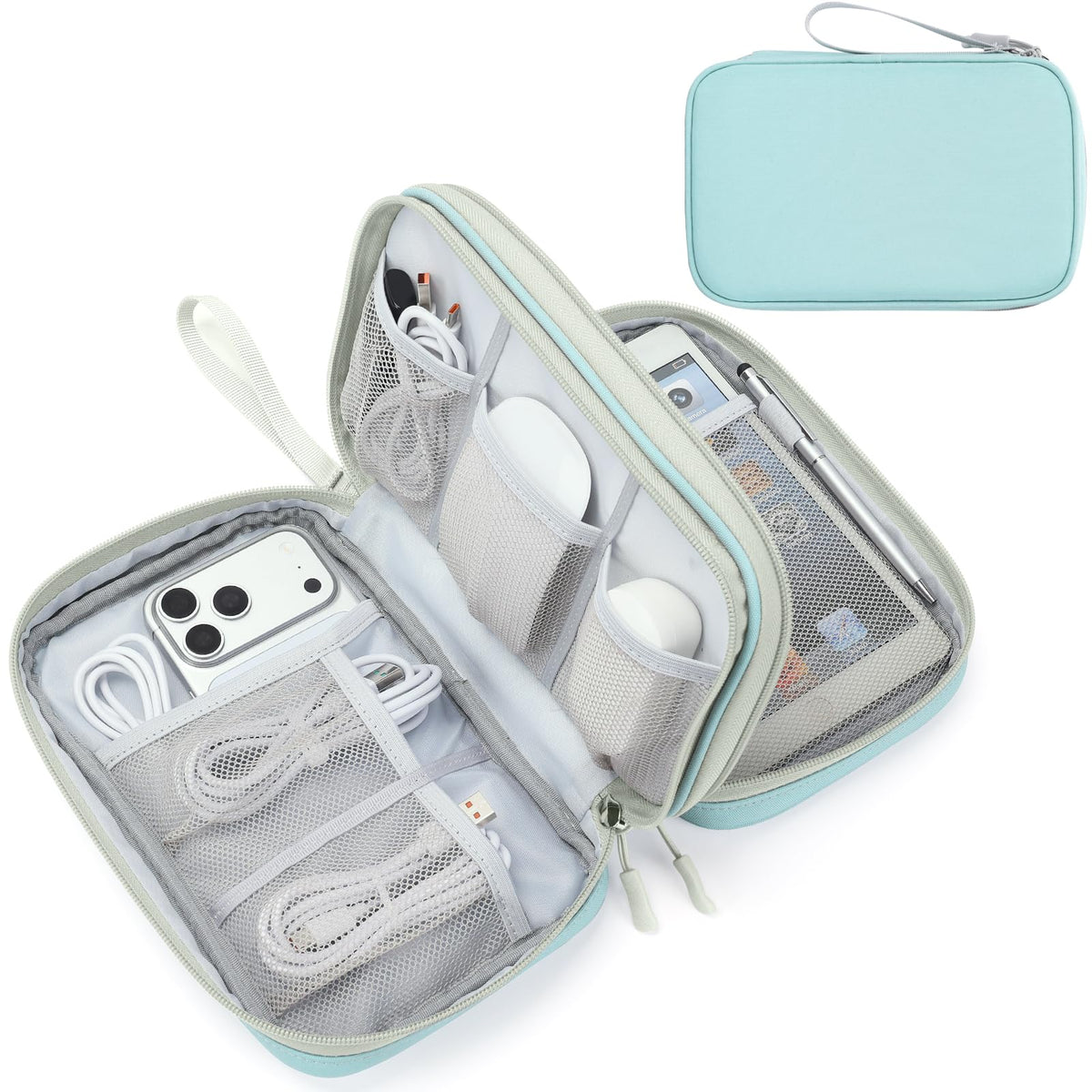 Travel Tech Organizer Pouch for Cables and Accessories