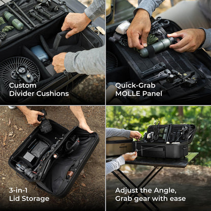 Hardshell Tech Organizer with Padded Dividers