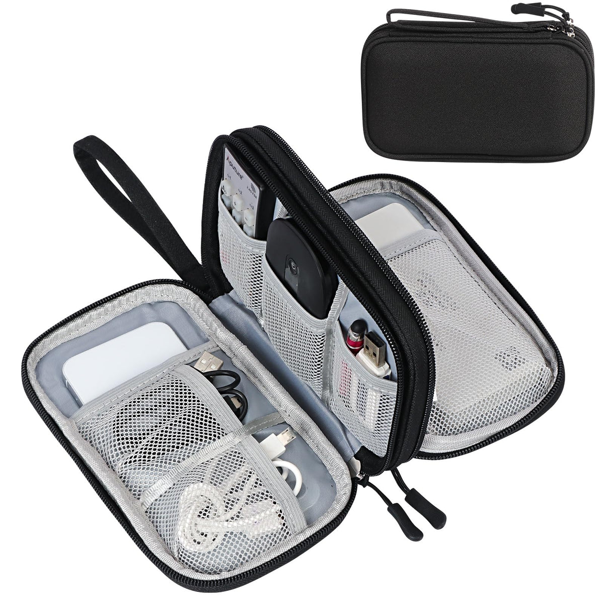 Travel Tech Organizer Pouch for Cables and Accessories