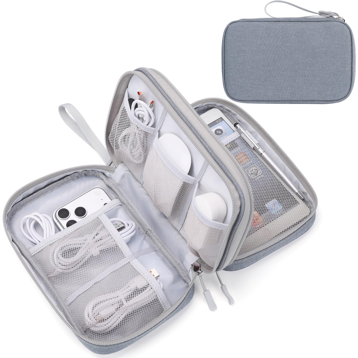 Travel Tech Organizer Pouch for Cables and Accessories