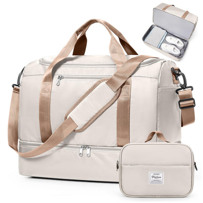 Large Weekender Bag with Shoe Compartment