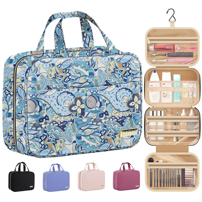 Hanging Travel Toiletry Bag with Spacious Organizer
