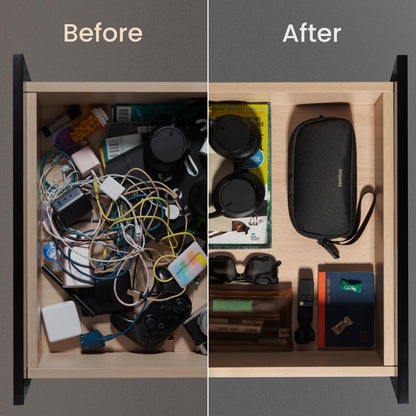 Water-Resistant Tech Organizer for Travel Essentials