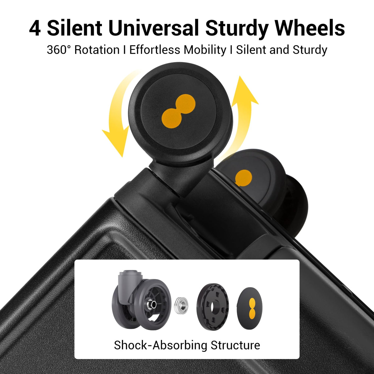 Zipperless Hardshell Luggage with Spinner Wheels